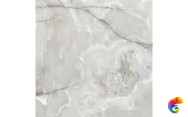 ONYX&MORE SILVER ONYX SATIN 6MM R 160X160