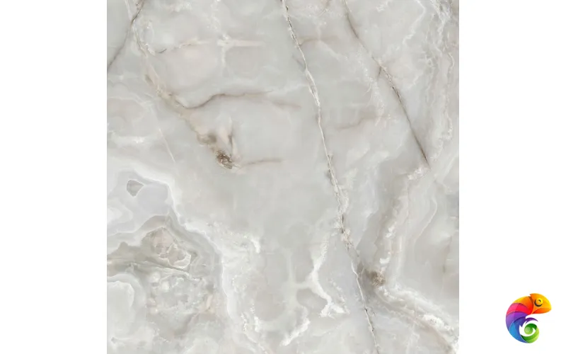 ONYX&MORE SILVER ONYX SATIN 6MM R 160X160