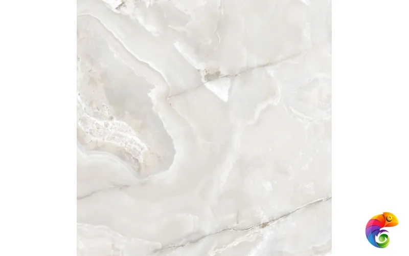 ONYX&MORE WHITE ONYX SATIN 6MM R 160X160