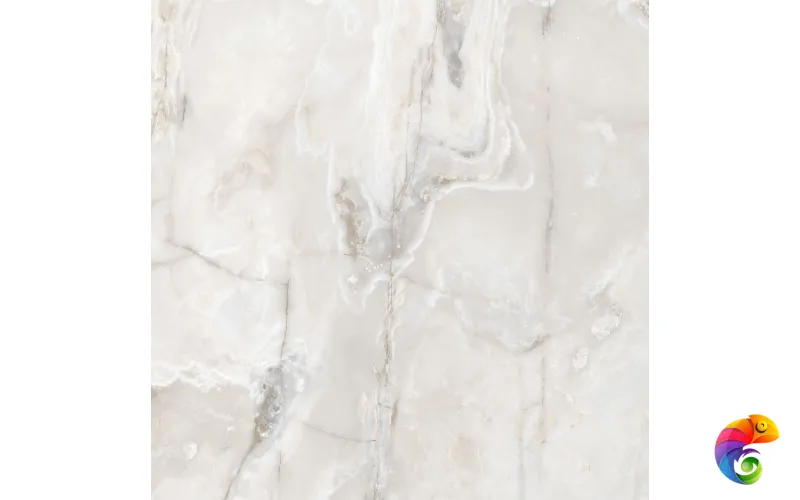 ONYX&MORE WHITE ONYX SATIN 6MM R 160X160