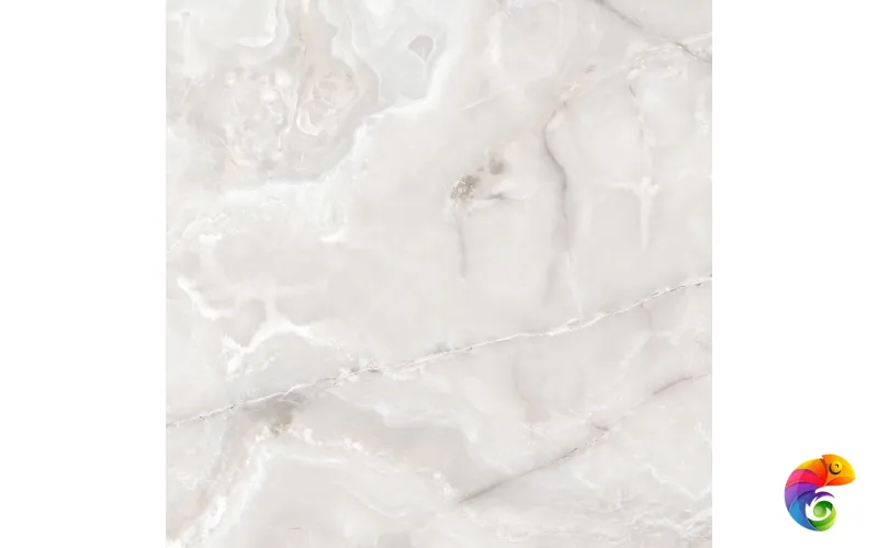 ONYX&MORE WHITE ONYX SATIN 6MM R 160X160
