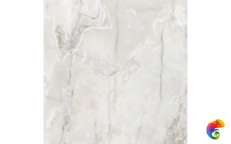 ONYX&MORE WHITE ONYX SATIN 6MM R 160X160