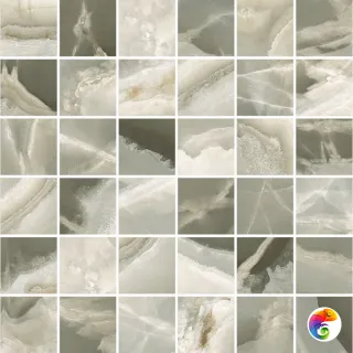 JADE MALACHITE MOSAICO 4,7X4,7 LEV 30X30