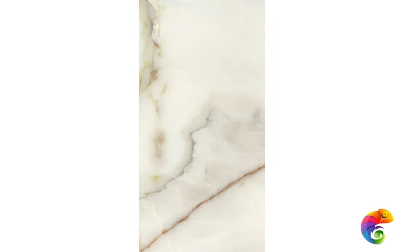 Керамогранит  BIJOUX ONYX BLANCHE GLO 6MM R	60X120