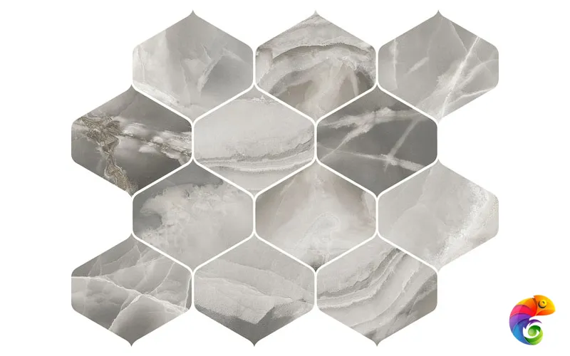 Мозаика JADE EMATITE DECORO NINFA 27,7X35