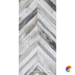 Rafters Grey Chevron Rett. 60x120