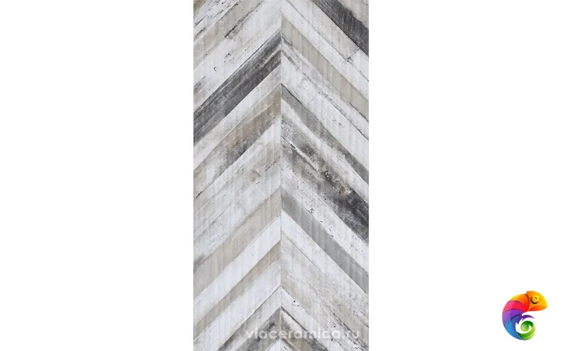 Rafters Grey Chevron Rett. 60x120