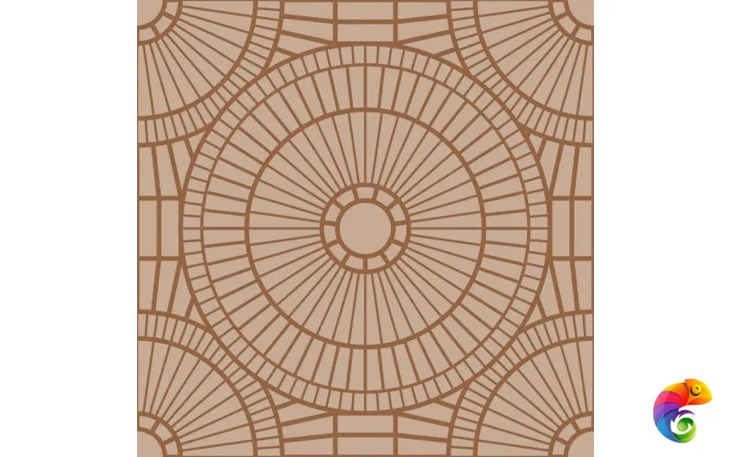 Керамогранит MOOOI NESTING ROOM DEC.LIBR.  OWL COPPER  NAT R 60X60
