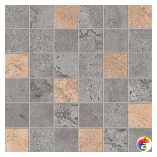 Мозаика ALPES RAW MOS.QUADR.GLAM LEAD	30X30