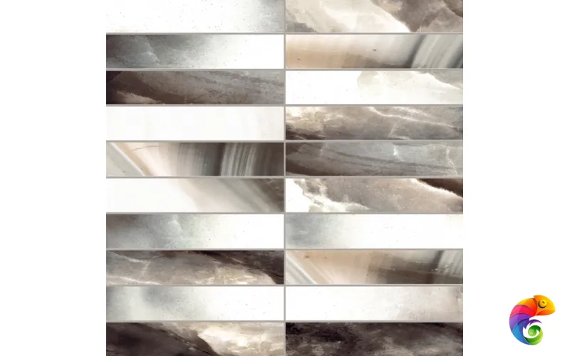Мозаика ALABASTRI FUME' MOSAICO LAP 3X15 RET	30x30