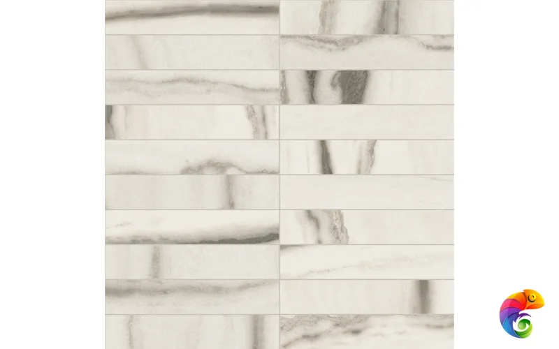 Мозаика PREXIOUS REX WHITE FANT. MOS.3X15  30X30 GLOSSY