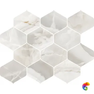 JADE OPALE DECORO NINFA 27,7X35