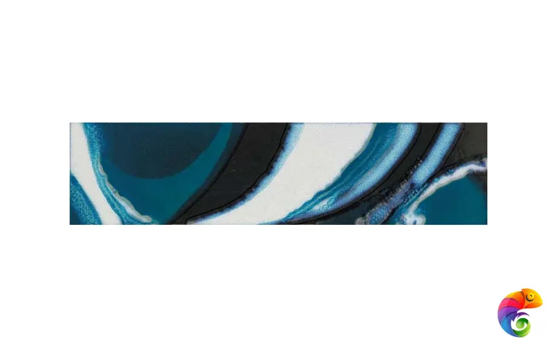 Декор DEC.SPLASH BLUE MIX2 RETT  15X60