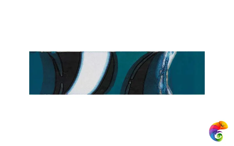 Декор DEC.SPLASH BLUE MIX2 RETT  15X60