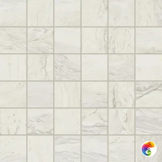 Мозаика MIX GEMSTONE WHITE RETT ( 36pz ) 29.1x29.1