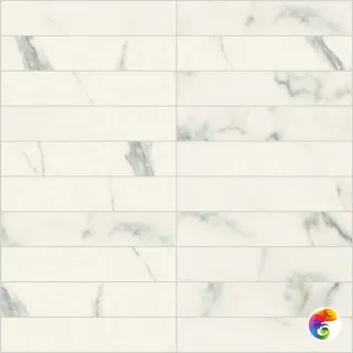 Мозаика I CLASSICI STATUARIO MOS.3X15 GLOSSY 30X30