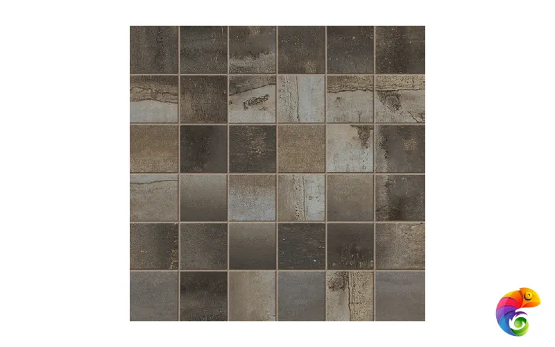 Мозаика MIX STEELWALK METAL RETT/LAPP ( 36PZ )	29,6X29,6