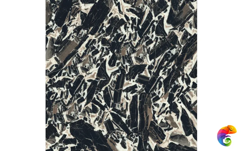 Керамогранит ETOILE BROWN RIVER GLO 6MM 120X120 RET