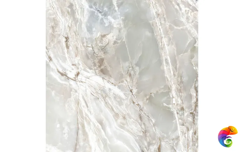 ONYX&MORE SILVER BLEND SATIN 6MM 80x80 RET