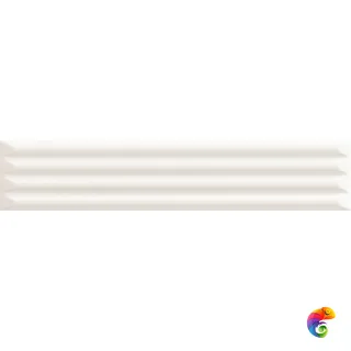 UP WHITE CANNETTATO 5x25