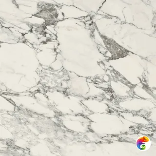 STONES 2.0 ARABESC.WHITE GLOSSY RT	80X80