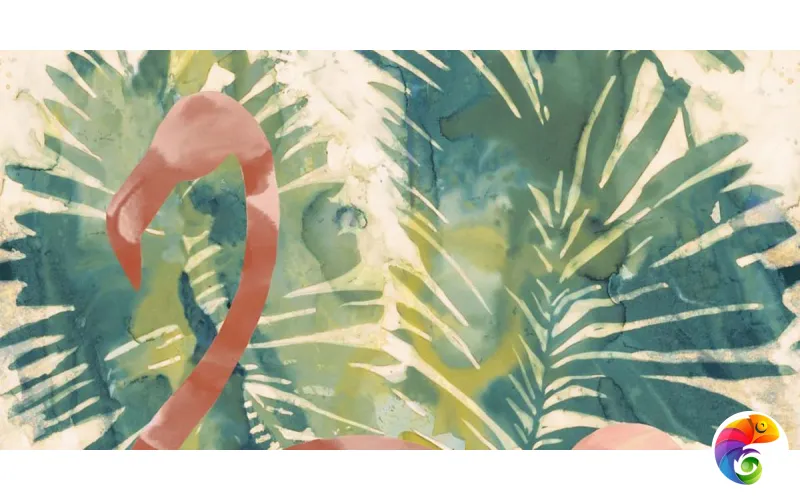 W&S D+ CP4 TROPICAL FLAMINGO   120X240