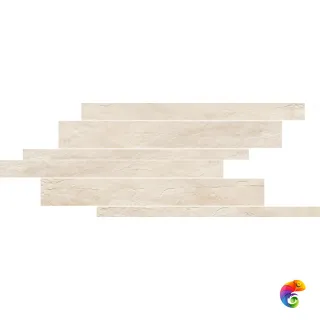 ARDOISE IVOIRE NAT MOD LISTELLO SFALSATO 21X40