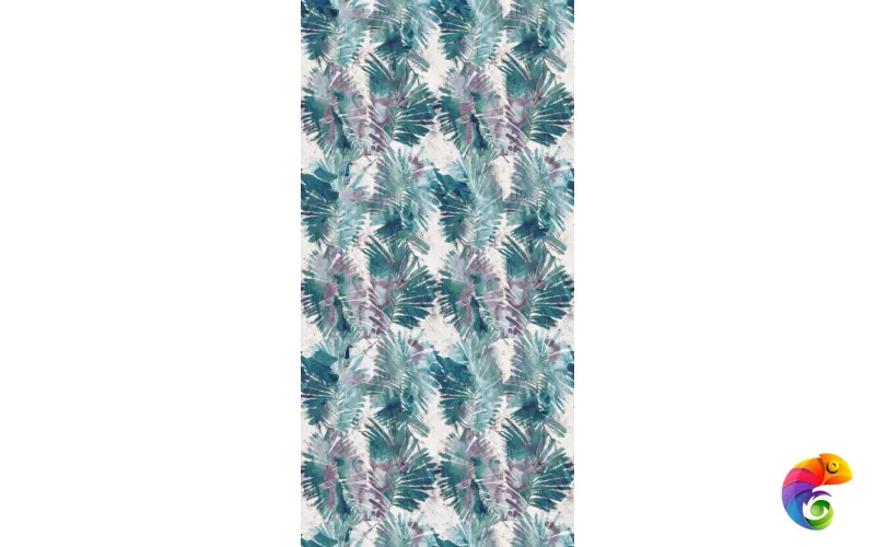 W&S D+ PALMS BLUE 120x240