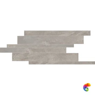 ARDOISE GRIS NAT MOD LISTELLO SFALSATO 21X40