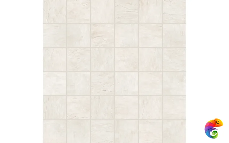 Мозаика ARDOISE BLANC MOSAICO 5x5 GRIP 30x30