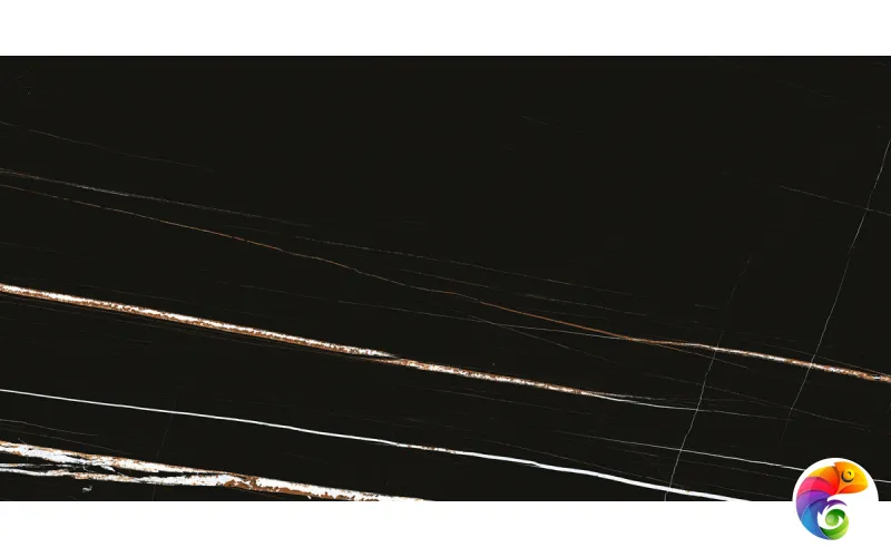 STONES 2.0 SAHARA NOIR GLOSSY RET	60X120