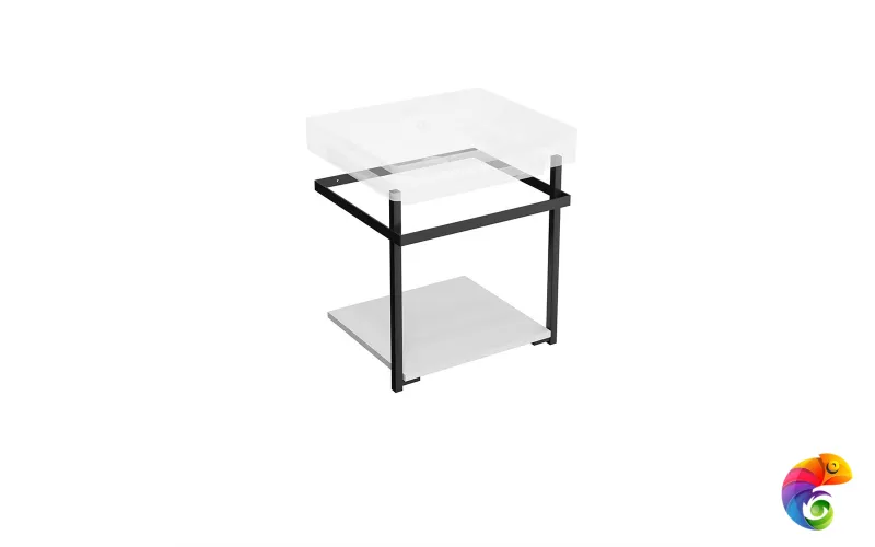 PRO.50.02/BLK.M Структура металлическая PRO подвесная 50, черная матовая