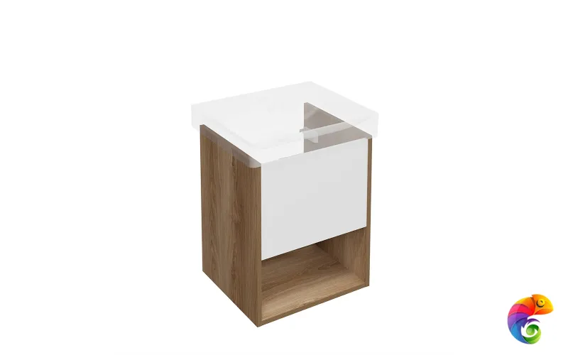 PRO.50.1/OLM Тумба PRO подвесная 1 ящик 50, вяз