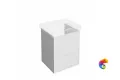 PRO.50.2/WHT Тумба PRO подвесная 2 ящика 50, белая матовая