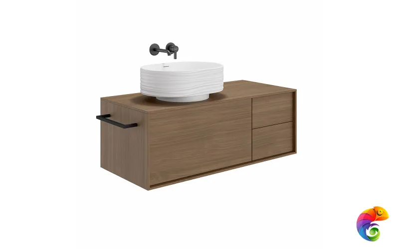 SA.wb.50\WHT.M Раковина ARTBASIN Sabbia 50 см, цв белый матовый, с донным клапаном