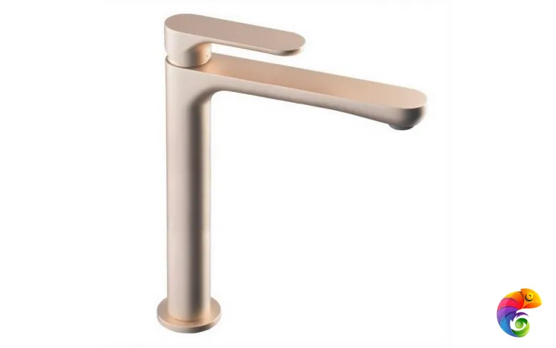 69415KM.M0.071 Однорычажный смеситель для раковины OLE высокий без донного клапана золотой атласный