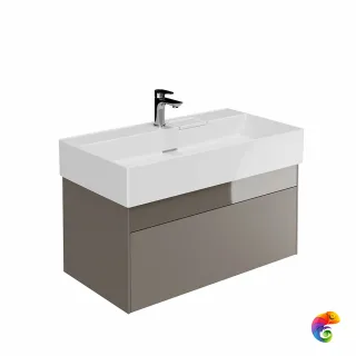 LOG.90.2/SAN Тумба LOGICA подвесная 2 ящика 90 см, песчаный