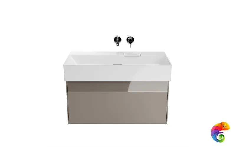 LOG.90.2/SAN Тумба LOGICA подвесная 2 ящика 90 см, песчаный