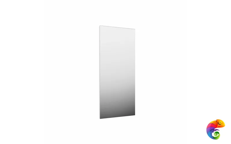 VE.S.mi.90/WHT Зеркало VETRATA S 450х900 мм, сенсор со сменой цвета подсветки и антизапотевание, белое