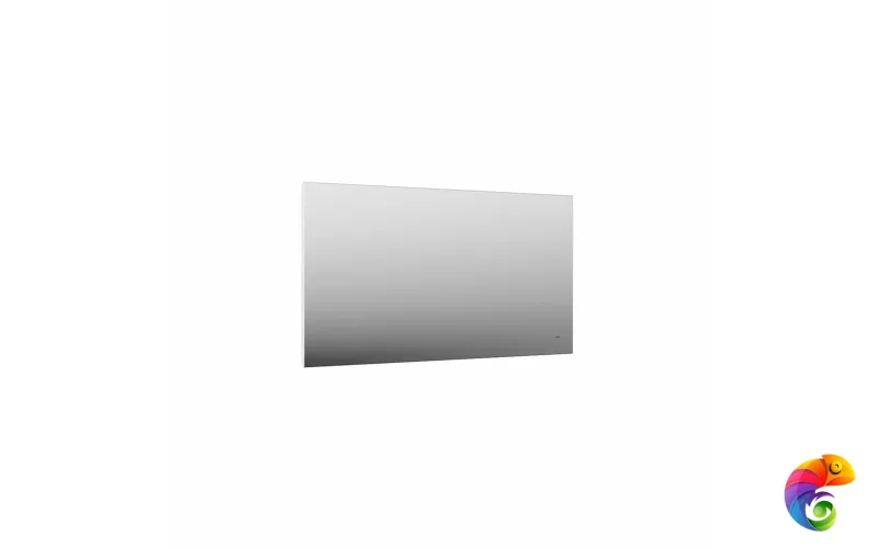 VE.S.mi.90/WHT Зеркало VETRATA S 450х900 мм, сенсор со сменой цвета подсветки и антизапотевание, белое