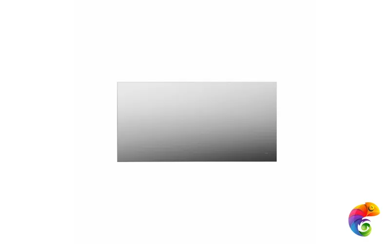 VE.S.mi.90/WHT Зеркало VETRATA S 450х900 мм, сенсор со сменой цвета подсветки и антизапотевание, белое