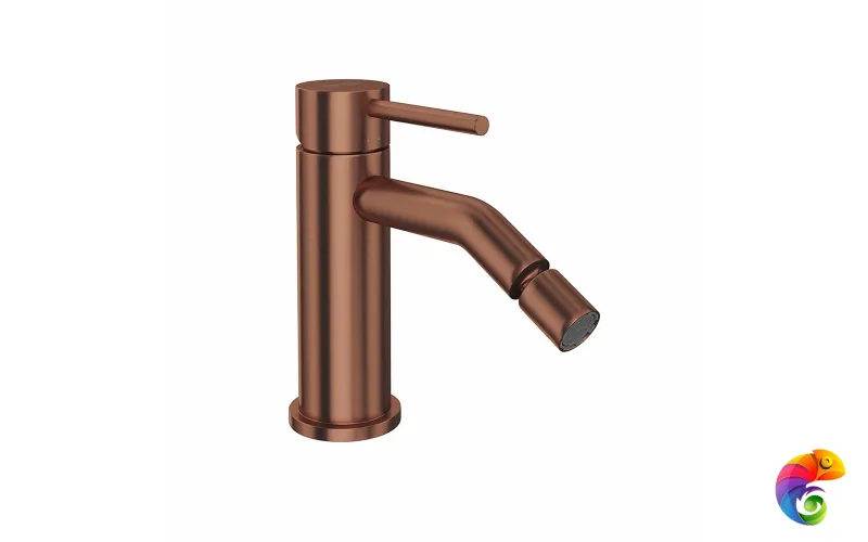 69623XKM.59.067 Смеситель для биде ETERNA однорычажный с донным клапаном 3/8”, брашированная медь, pvd