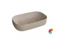 MA.wb.65/STB Раковина MAGICA накладная 65 с донным клапаном, бежевый камень