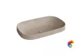 MA.wbi.65/STB Раковина MAGICA встраиваемая сверху 65 с донным клапаном, бежевый камень
