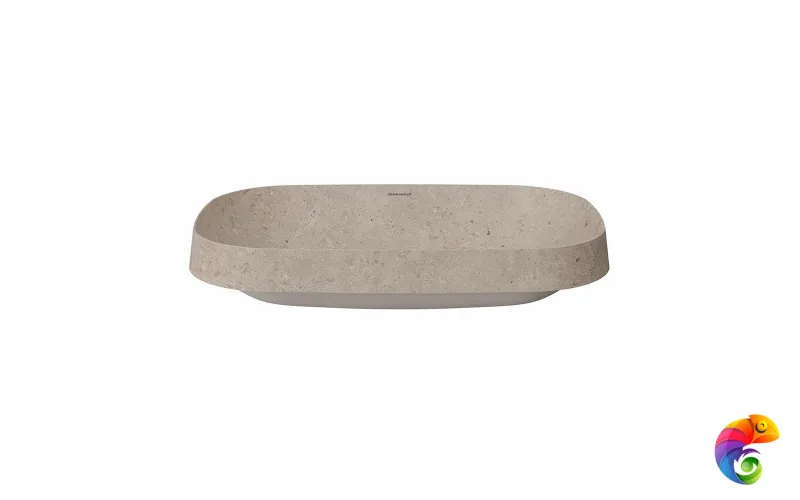 MA.wbi.65/STB Раковина MAGICA встраиваемая сверху 65 с донным клапаном, бежевый камень