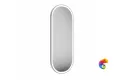 CO.mi.PL.42/WHT Зеркало CONO овальное 42 с подсветкой, белое матовое