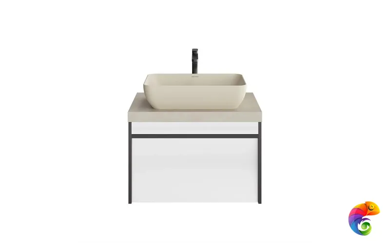 MOD.70.1+1/AR Тумба MODULA подвесная 70 с ящиком 1+1, арабика