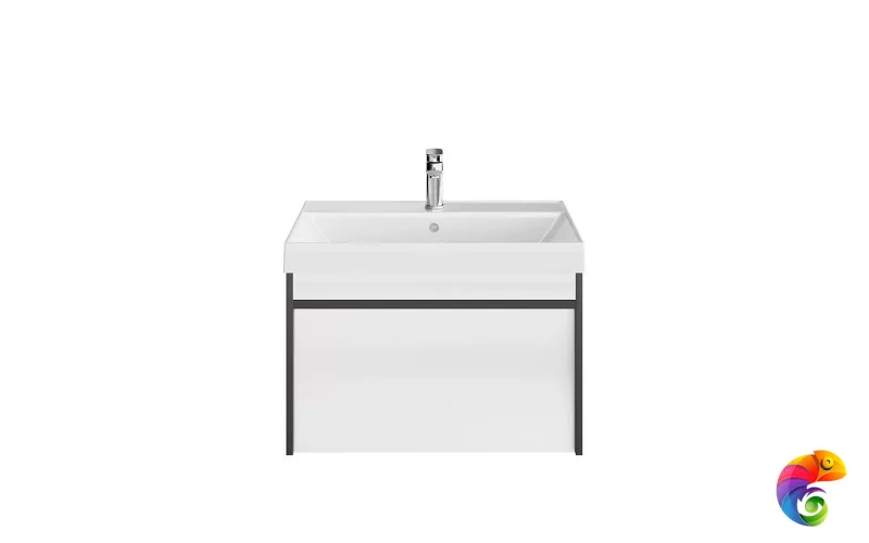 MOD.70.1+1/AR Тумба MODULA подвесная 70 с ящиком 1+1, арабика