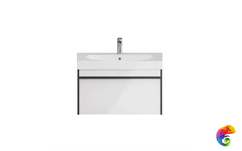 MOD.80.1+1/AR Тумба MODULA подвесная 80 с ящиком 1+1, арабика