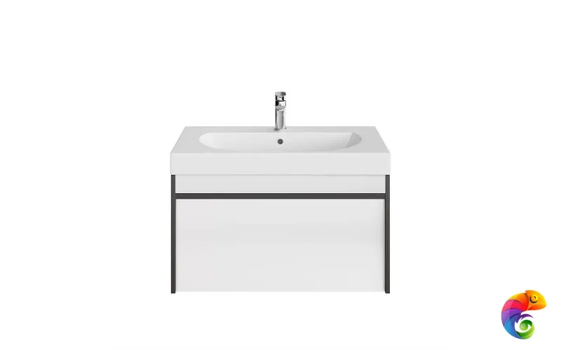 MOD.80.1+1/AR Тумба MODULA подвесная 80 с ящиком 1+1, арабика